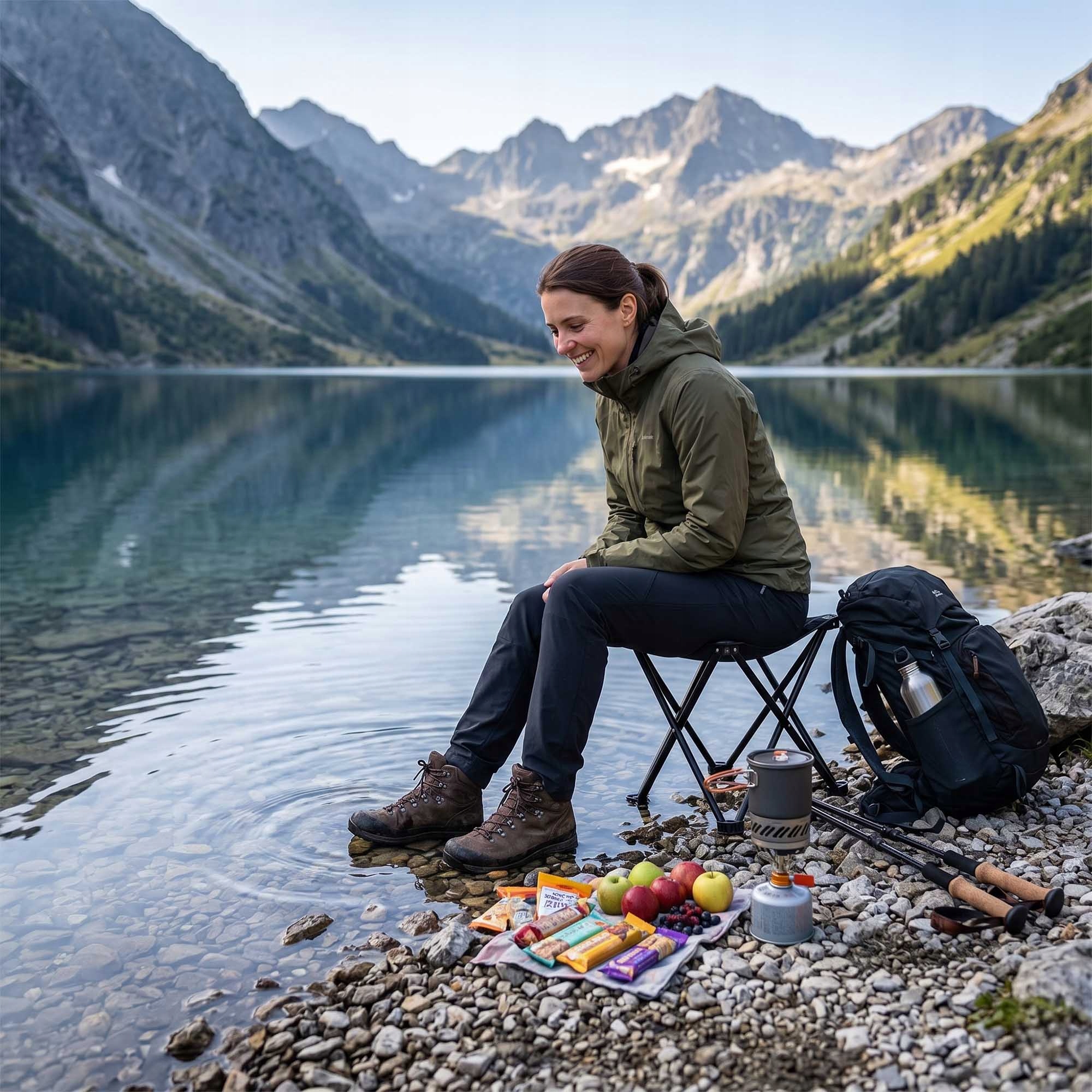 Turistinė sulankstoma kėdė žvejybai, stovyklavimui ir stovyklavimui