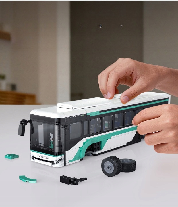 Cada konstruktyvieji klocki Iveco autobusas 832 elementai
