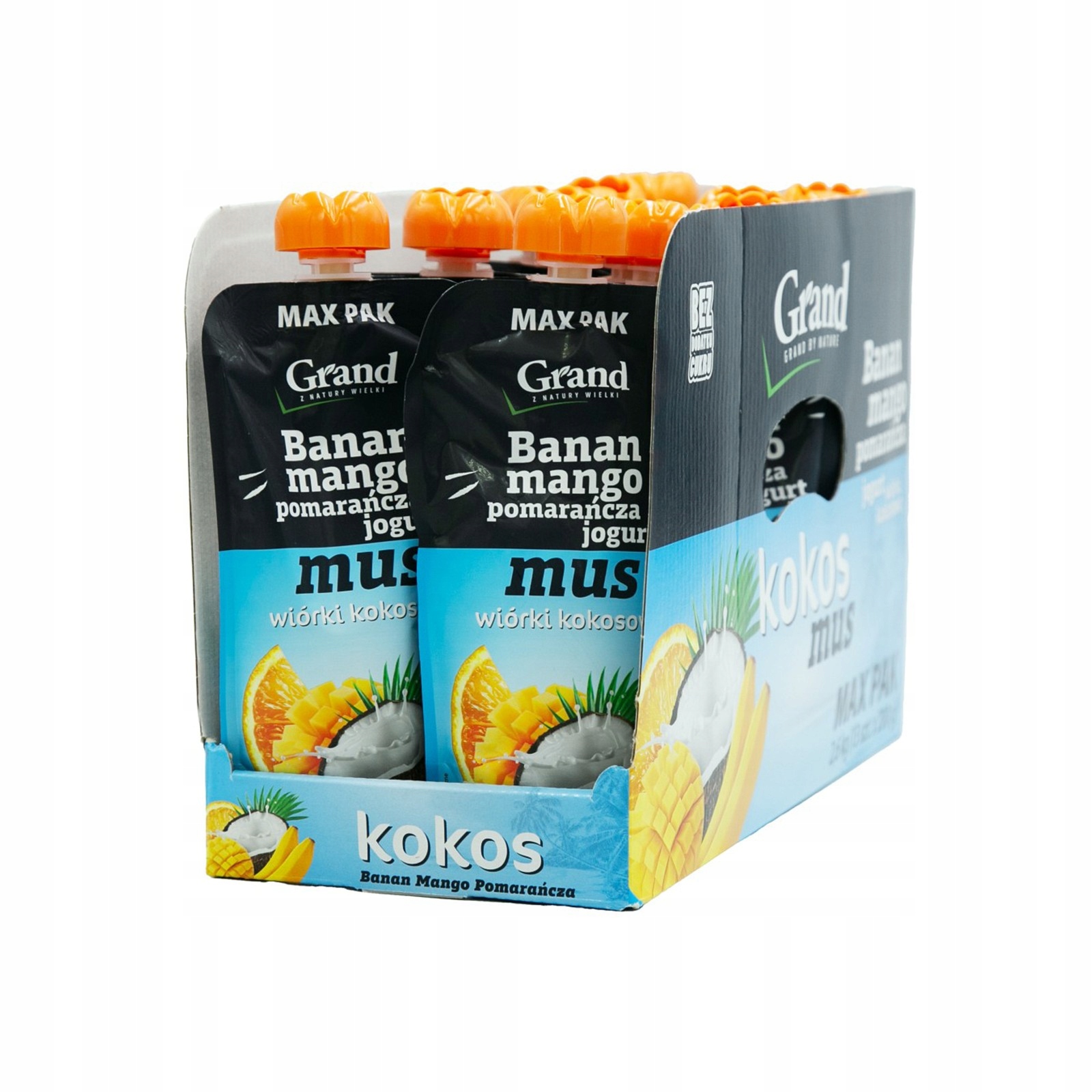 Grand vaisių mušas 200g su bananais ir mangais