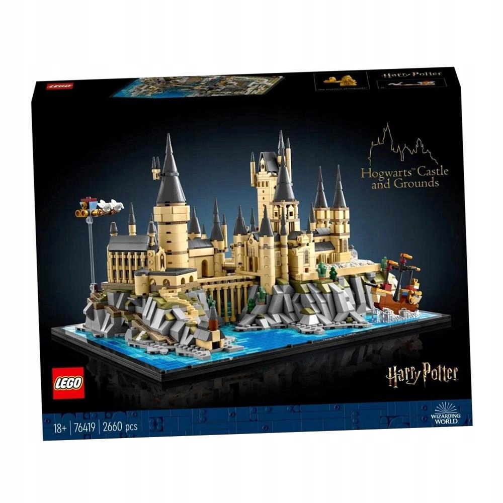 LEGO HARIS POTERIS 76419 HOGVARTO PILIS IR ŽEMĖ