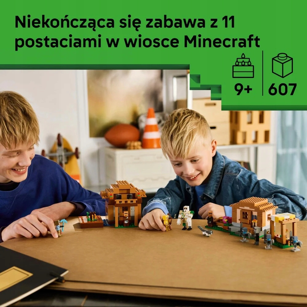 LEGO Minecraft 21596 šaukstytojų ataka