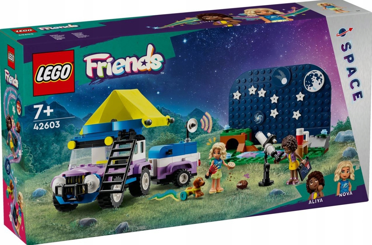Lego Friends 42603 karavana žvaigždžių stebėjimui