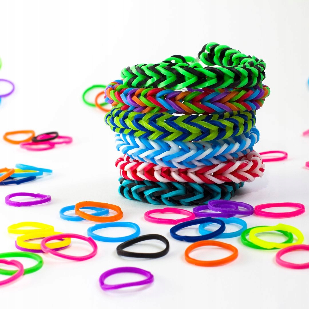 Gumų rankginių rinkinys loom bands 1500 vnt