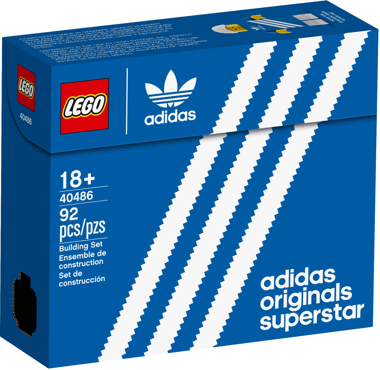 LEGO 40486 ADIDAS ORIGINALS SUPERSTAR bateliai