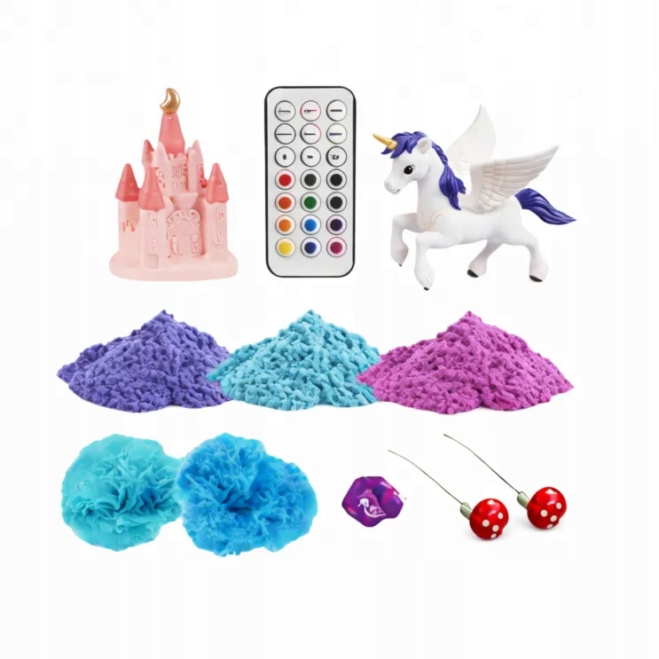 LEAN Toys terrariumas vienaragis LED šviesa