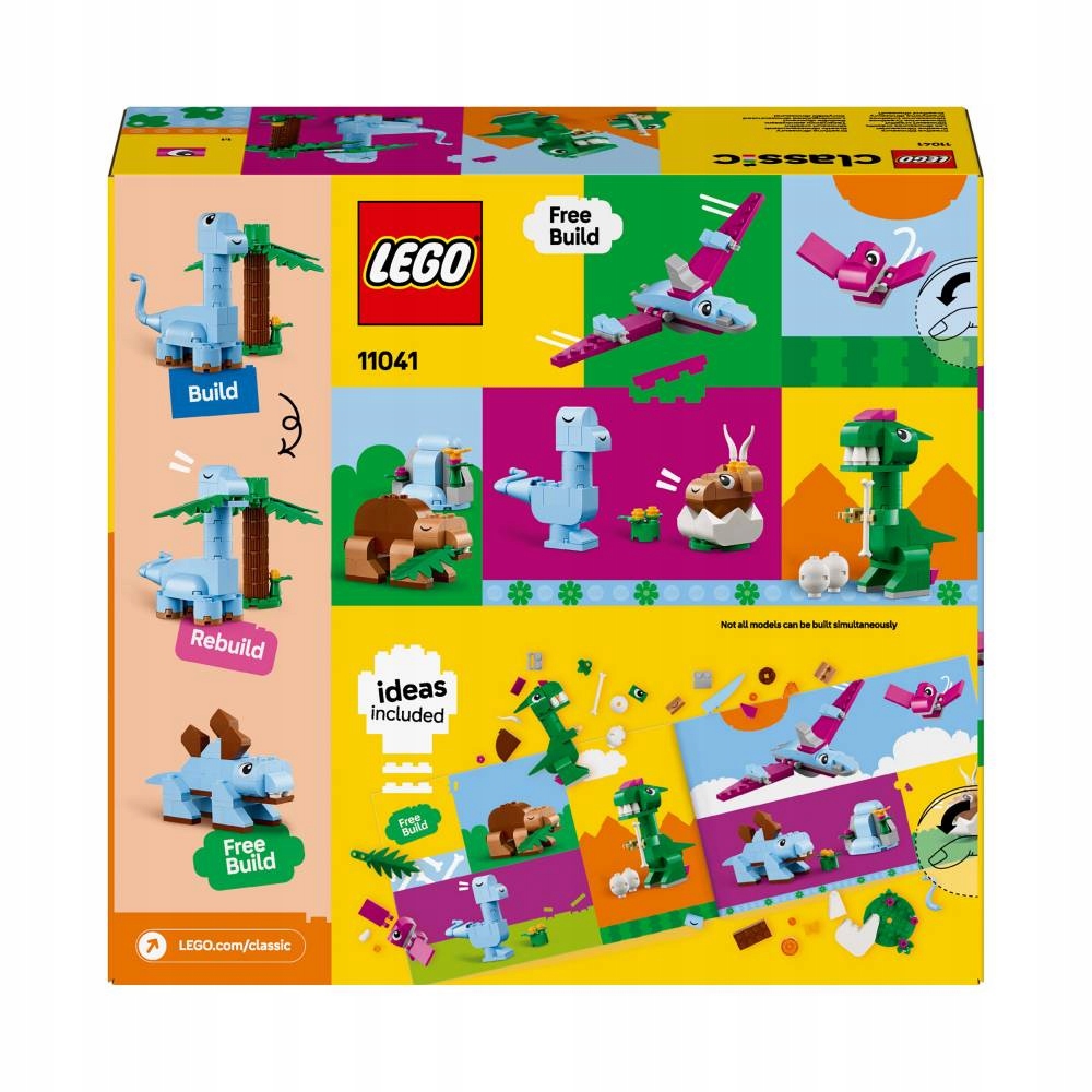 LEGO 11041 CLASSIC kūrybingi dinozaurai
