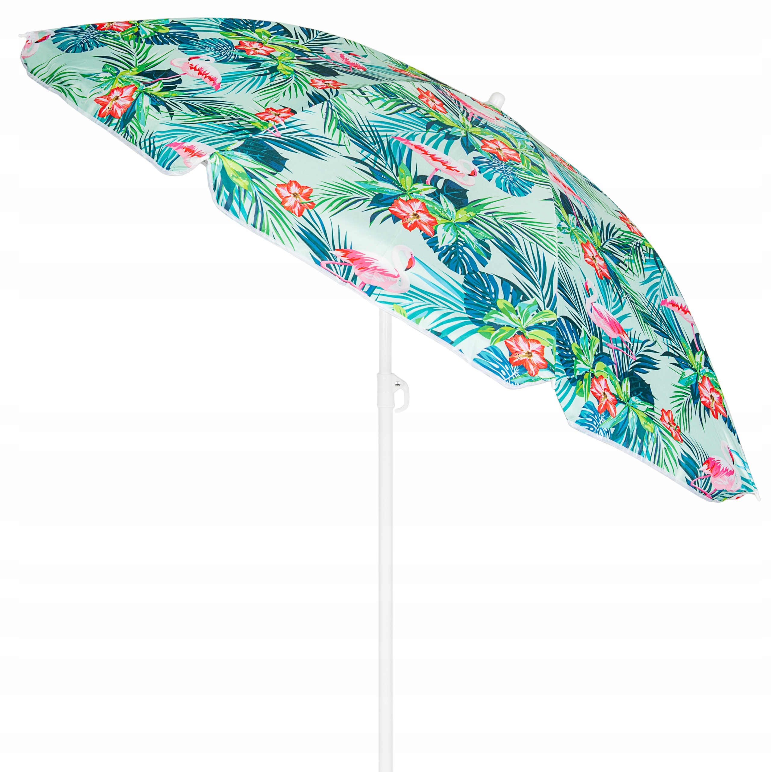 SODO sulankstomas paplūdimio skėtis, ATsparus vandeniui - FLAMINGOS - UV+ 180cm