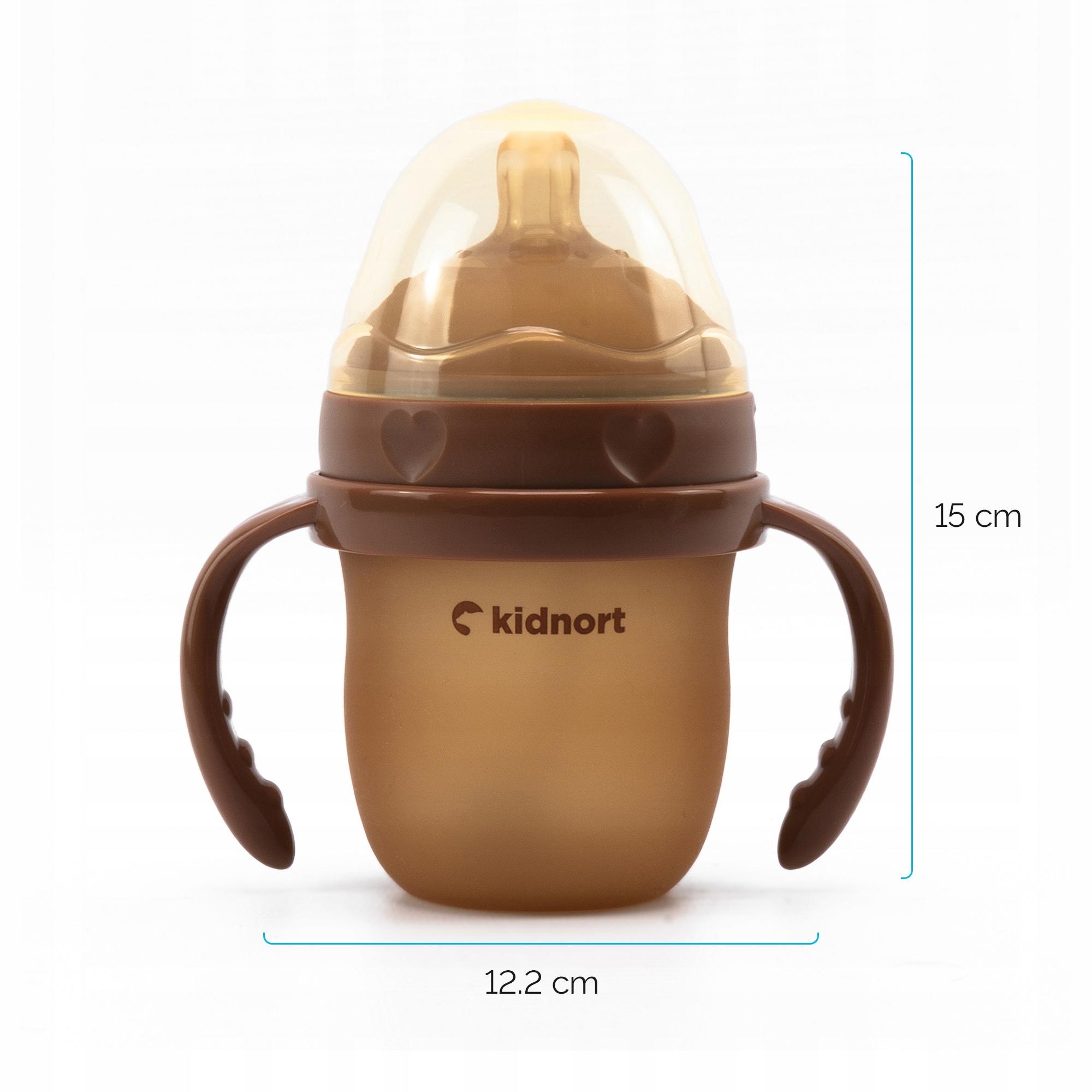Eple Anti-Colic silikoninis buteliukas 150ml Brown 0-3M BE BPA