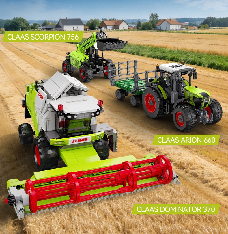 Cada traktorius CLAAS Dominator 384 klociniai