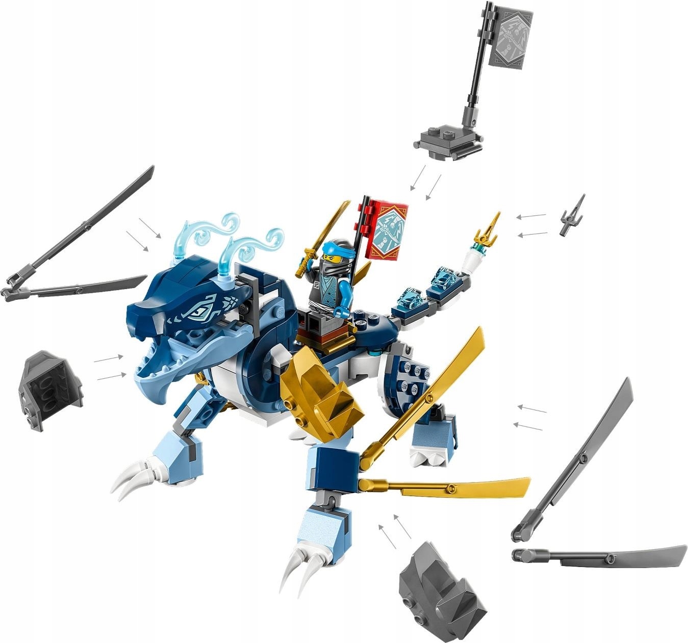 Lego Ninjago vandens drakonas Nyi EVO 71800