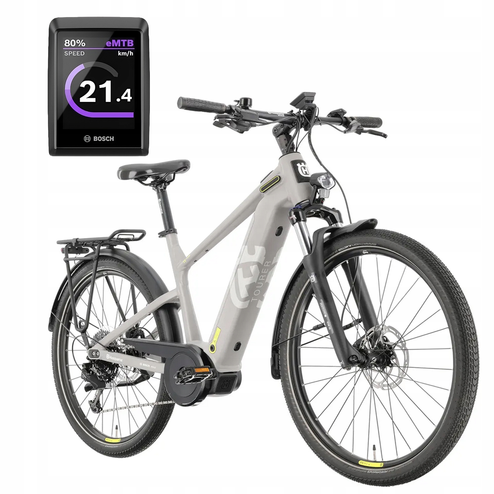 Husqvarna Tourer T1 Gent M Bosch elektrinis trekingo dviratis 48cm 27,5"