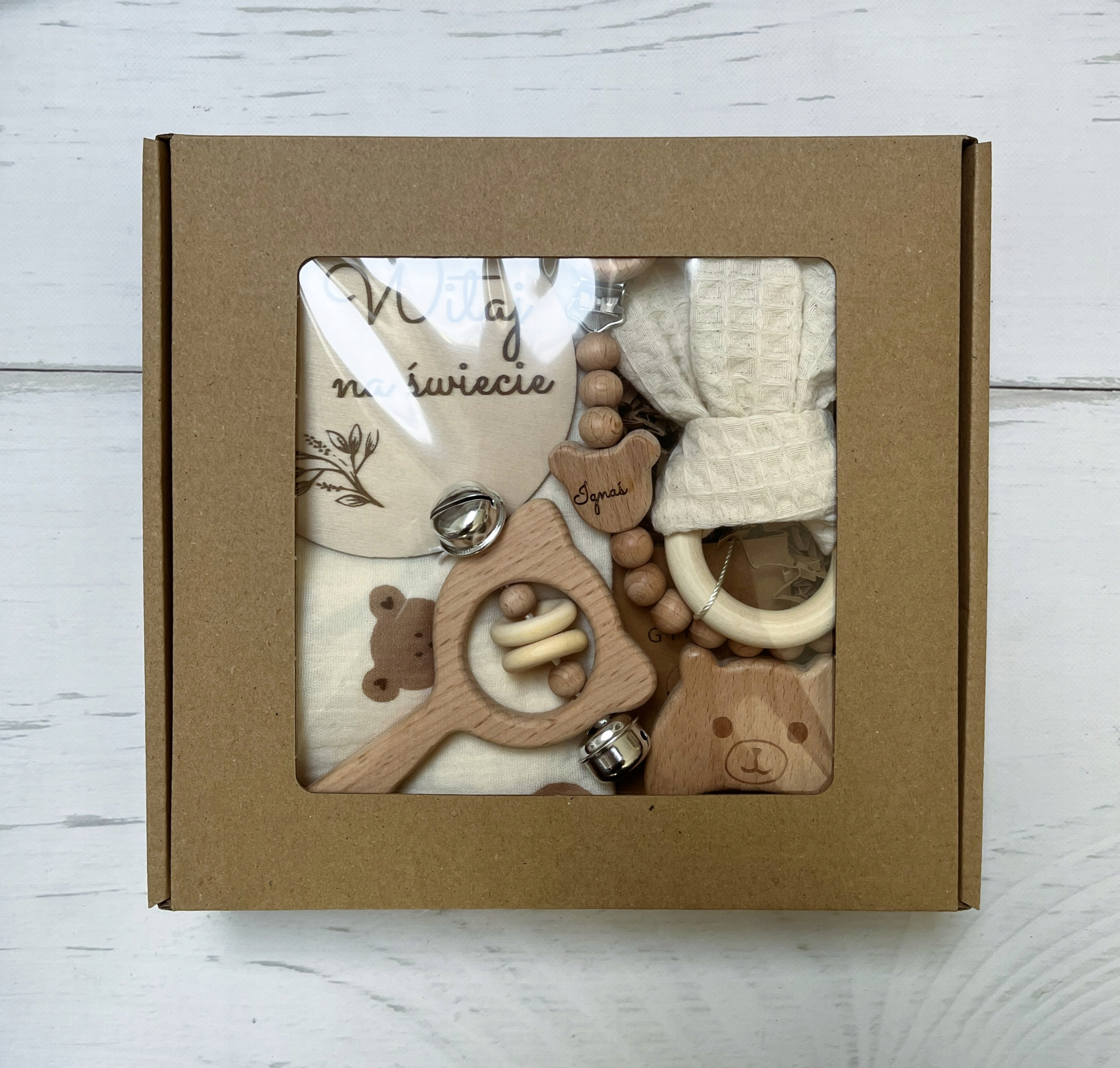 Novogimdžiui dovanu rinkinys, baby shower dėžė