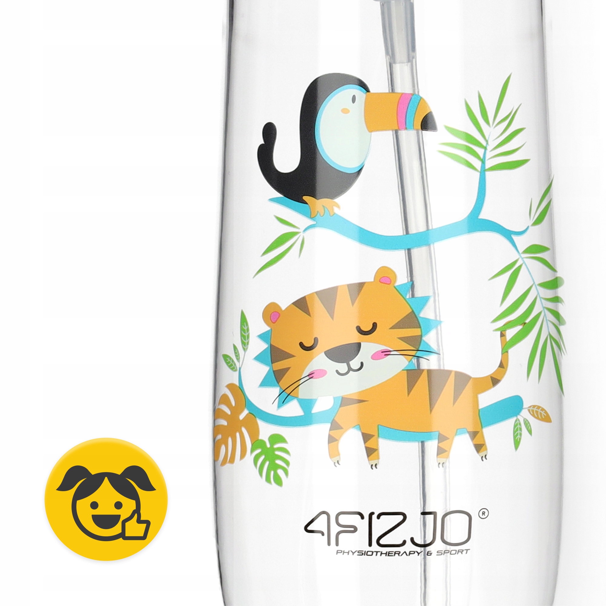4Fizjo butelė vaikui 550 ml tritan sportui