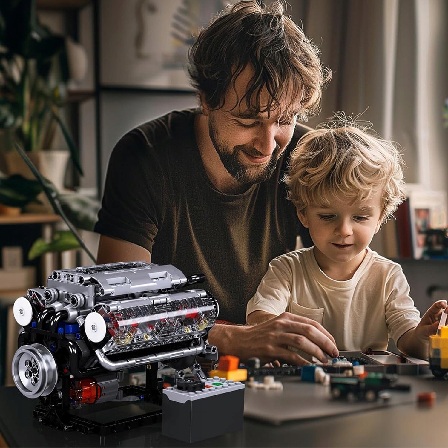 Bedee V8 variklis, mechaninis konstruktorius