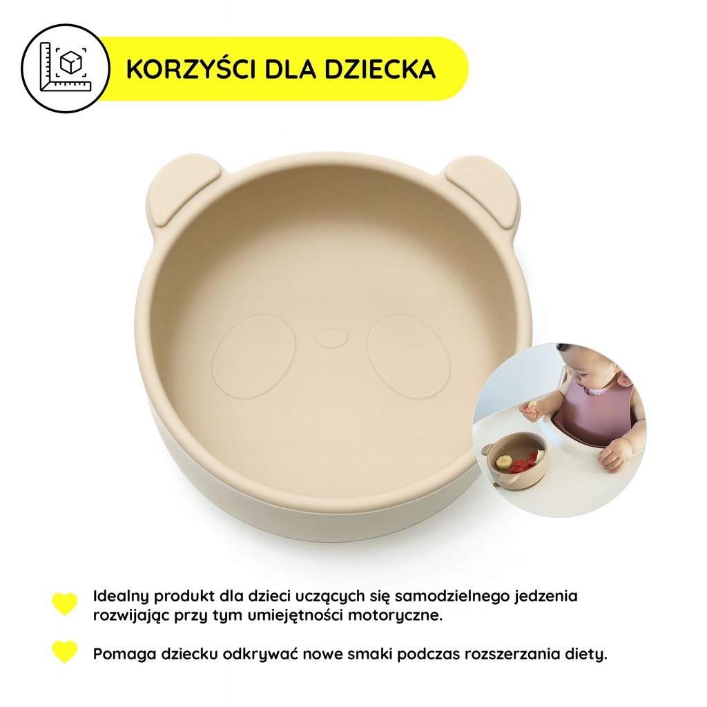 Gigi Kids silikoninis rinkinys su lėkštute ir šaukštais