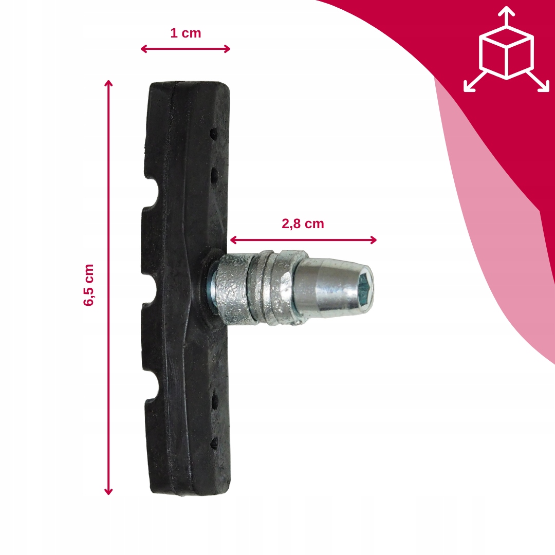 V-BRAKE DVIRAČIO MENYS EFEKTYVUS TYLIŲJŲ stabdžių rinkinys, skirtas VELOXO DVIRAČIUI