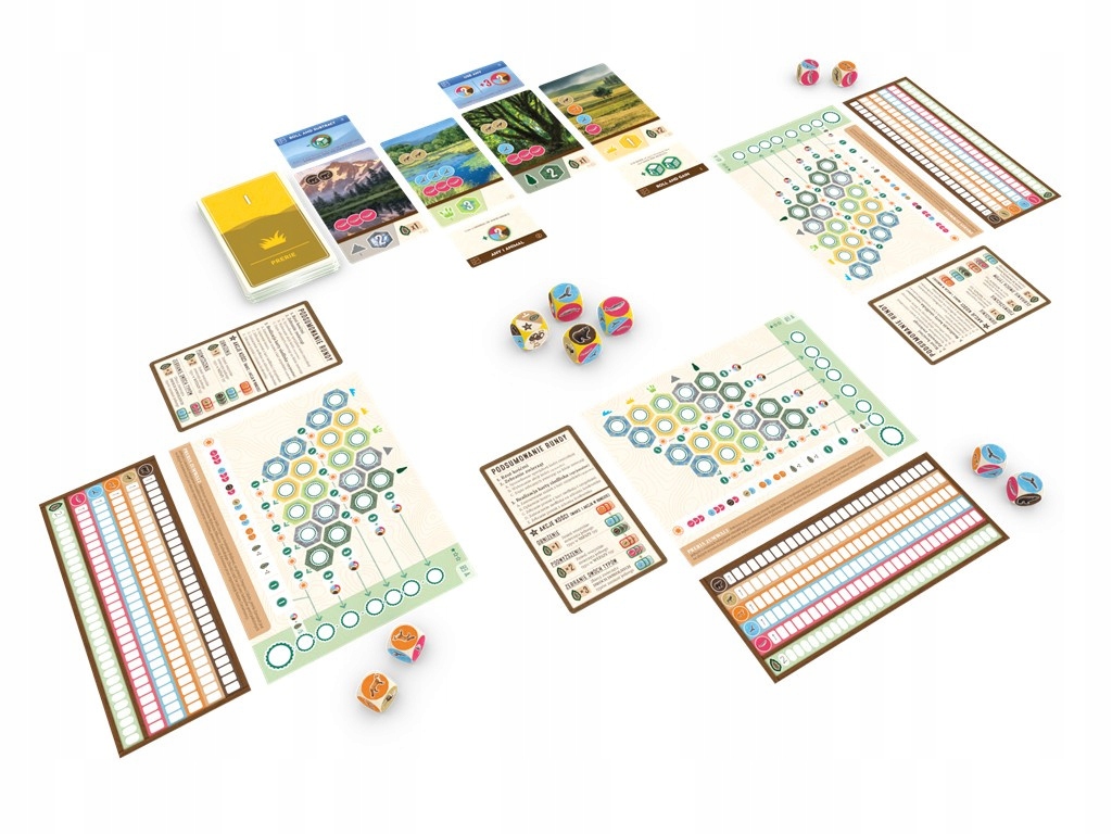 Cascadia: The Hills stalo žaidimas – Lucky Duck Games žaidimas