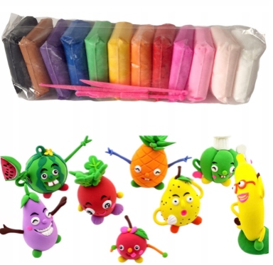 Przydasie.pl polimerinė plastilina 12 spalvų