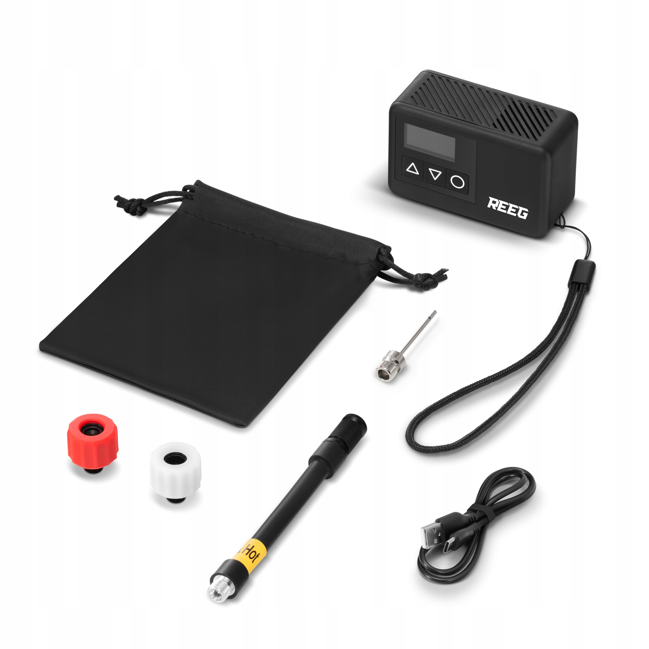 Reeg Air Pump MINI elektrinis siurblys dviračiui, paspirtukui, rutuliui 120 PSI