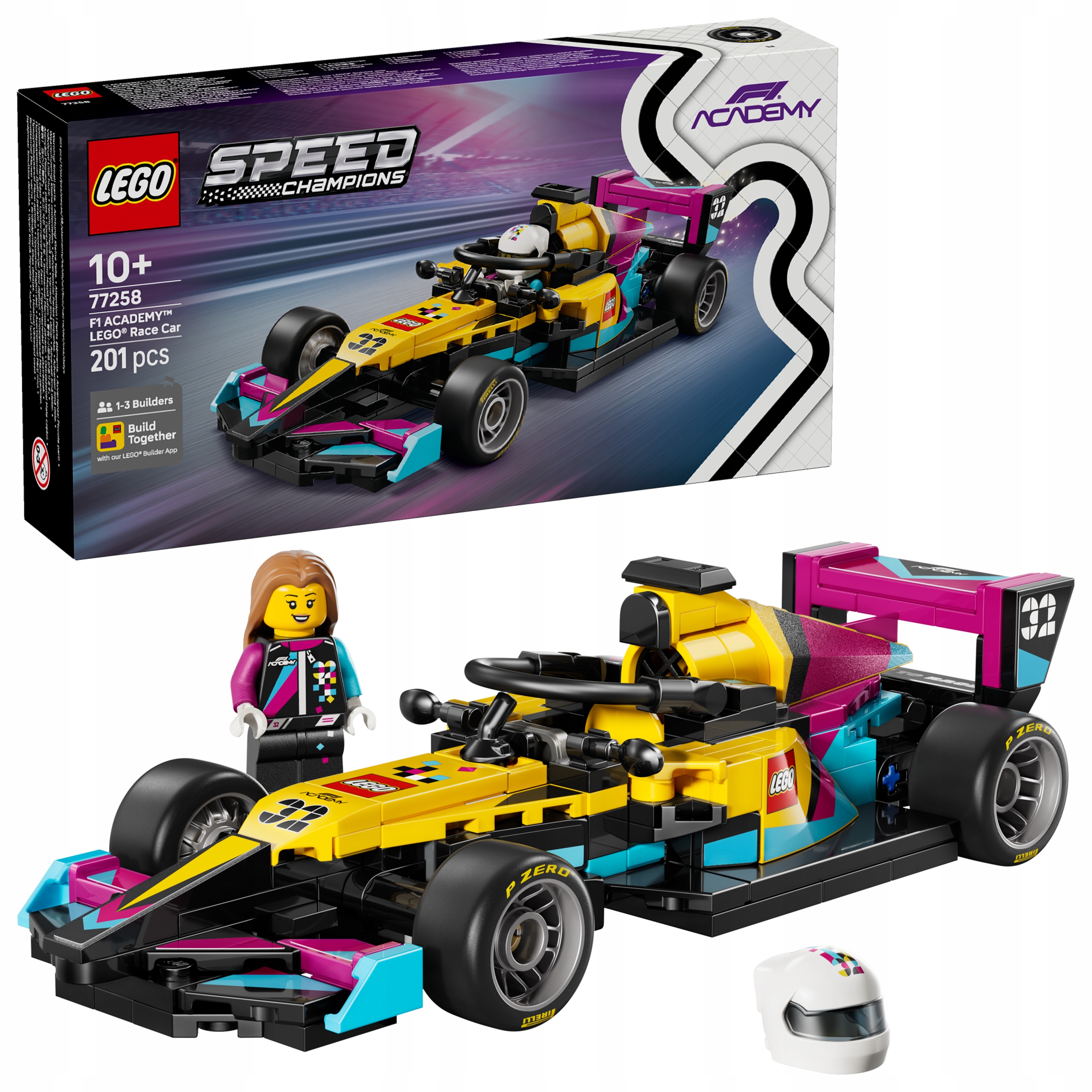 LEGO Speed Champions 77258 F1 bolidas academy