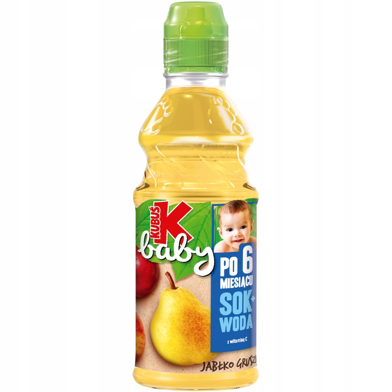 Kubuś Baby obuolys-kriaušė 300 ml vaikams