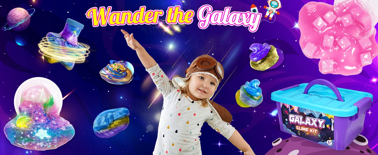 ATOPDREAM Galaxy Magic slime DIY rinkinys