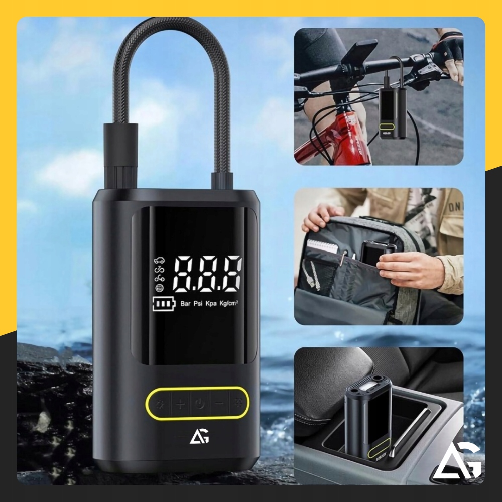 ARSA GO elektrinė pompa su kompresoriumi ir powerbank