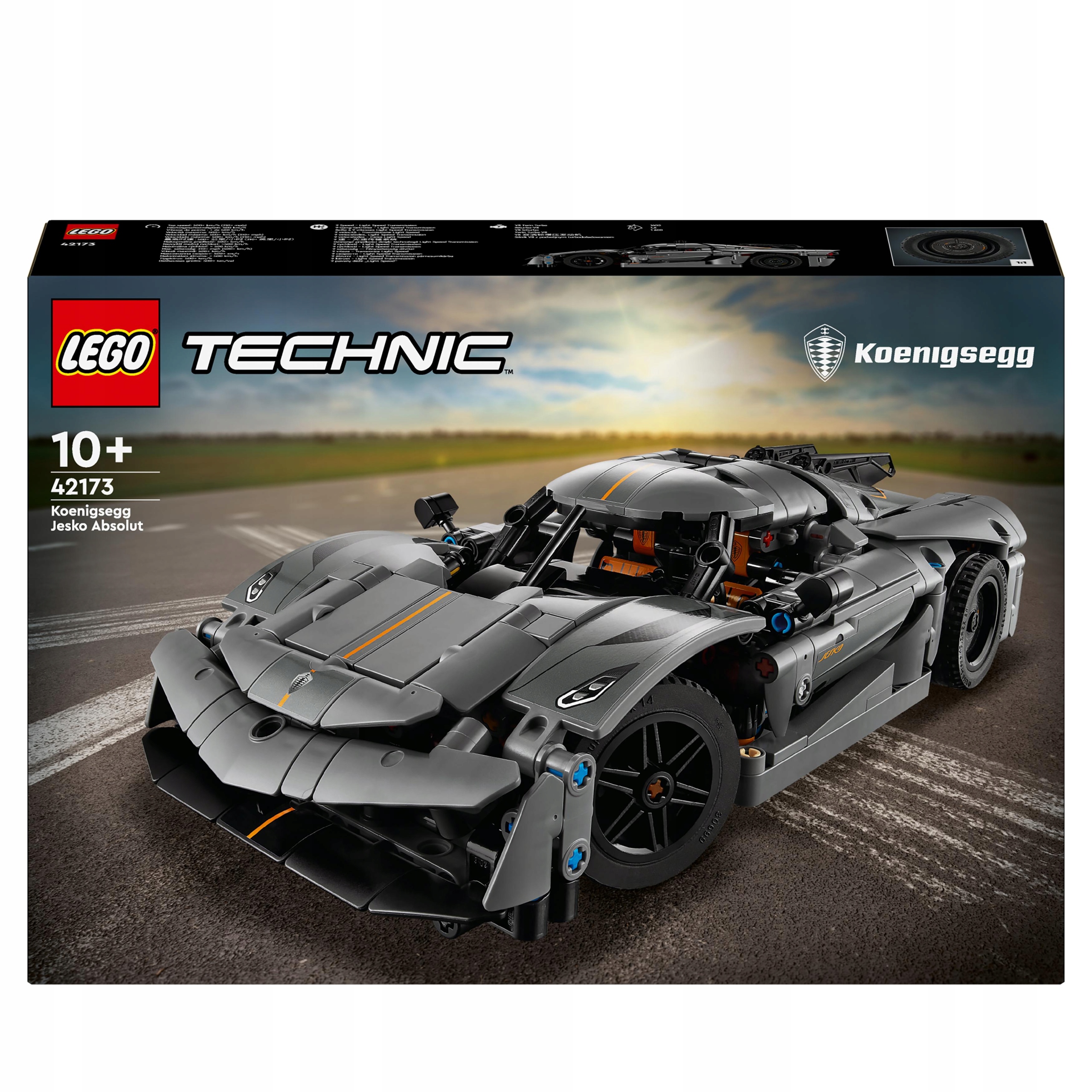 Lego Technic Koenigsegg Jesko Absolut hiperautomobilis 42173