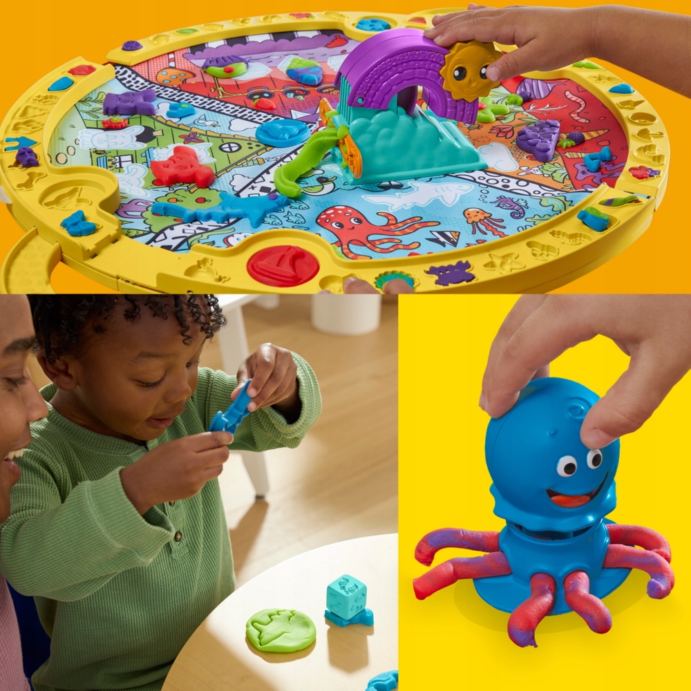 PLAY-DOH CASTRY RINKINYS DIDELIS SULANKSTAMAS NEŠIOJAMAS KILIMAS 43cm + 19 PRIEDŲ
