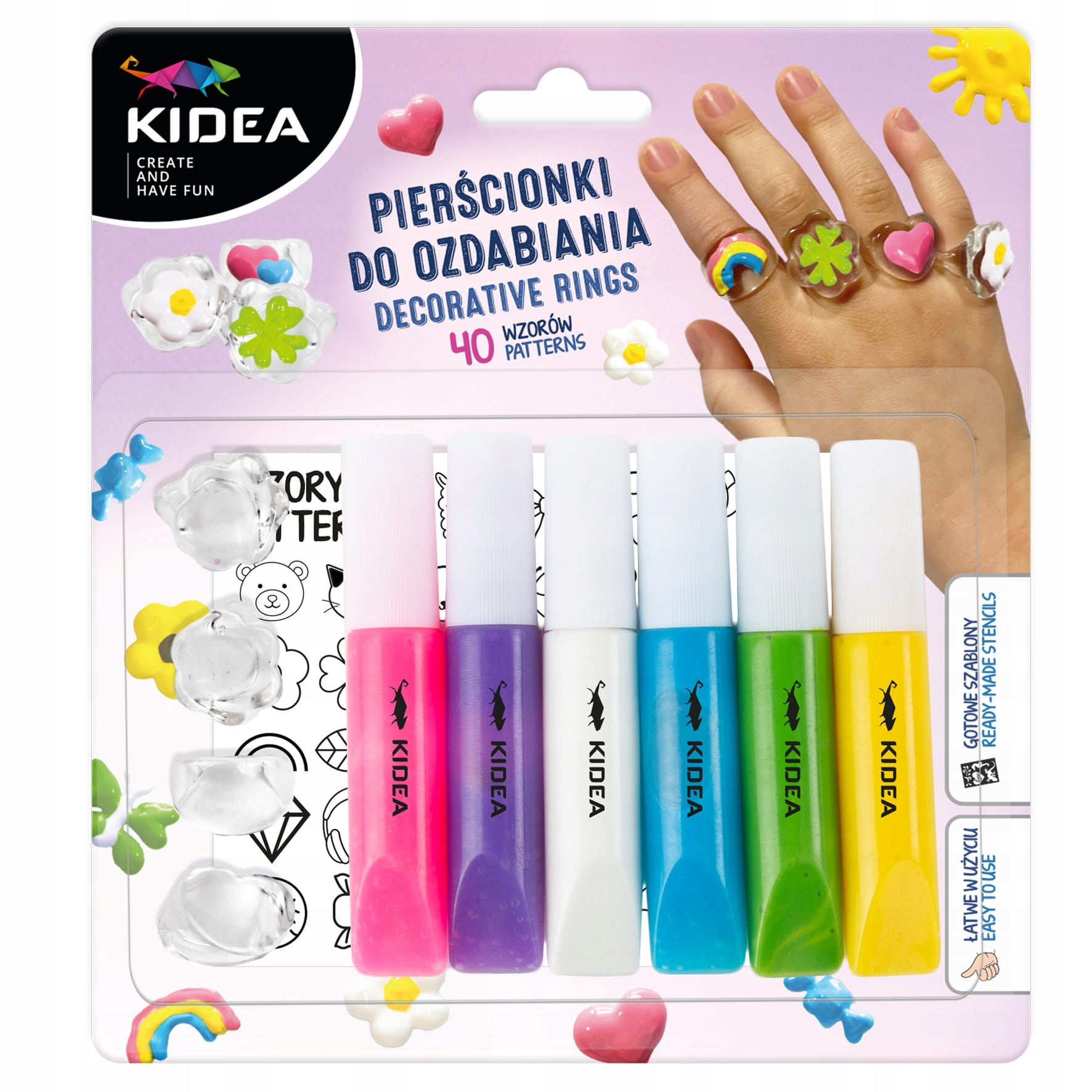 Kidea kūrybinis žiedų dekoravimo rinkinys