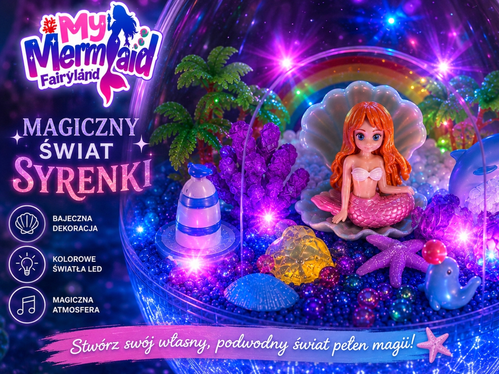 QULKI kūrybinis terariumo rinkinys su lampute