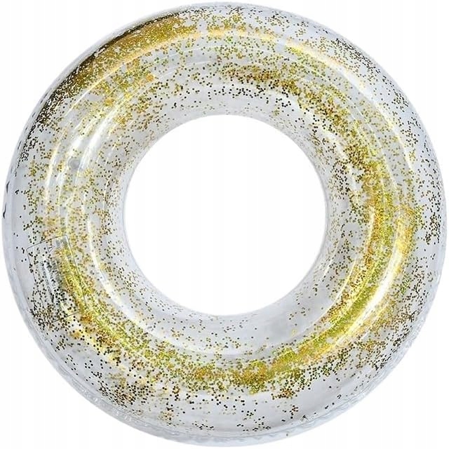 VANDENS ŽAISLAI PLAUKIMO ŽIEDAS 70cm GLITTER