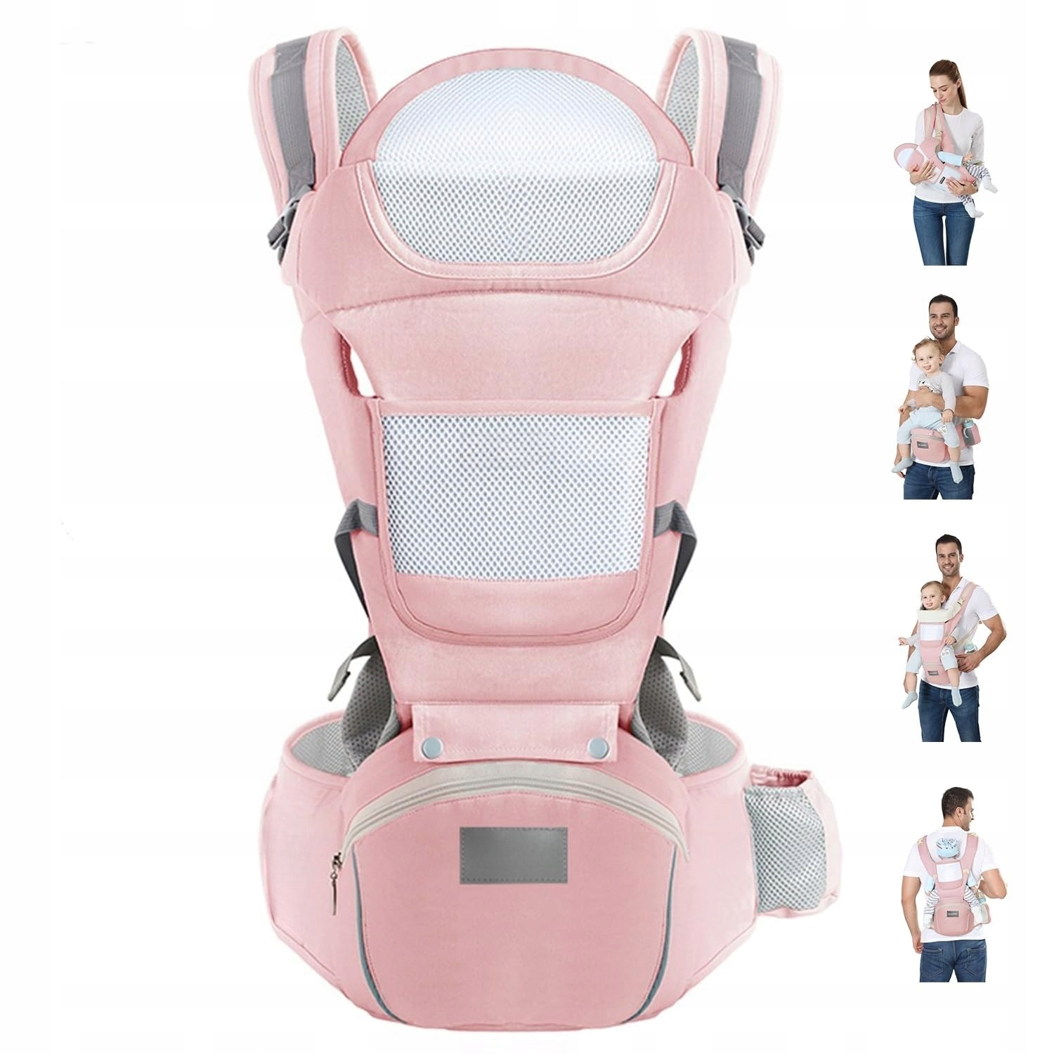 6in1 nešioklė klubams, ergonomiška, 25kg, 0-36 mėn