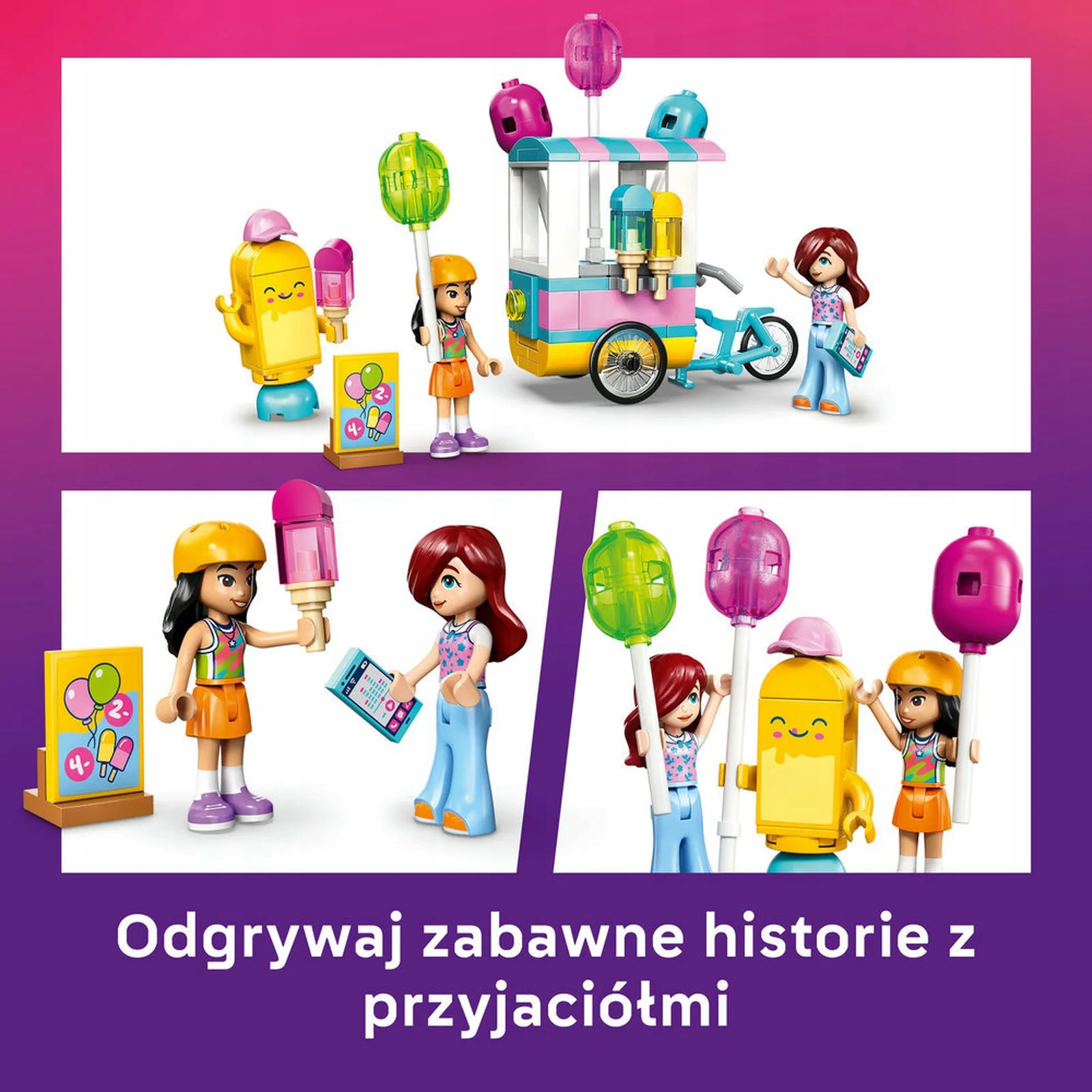 LEGO Friends ledų ir balonų prekystalio kiosk 42692