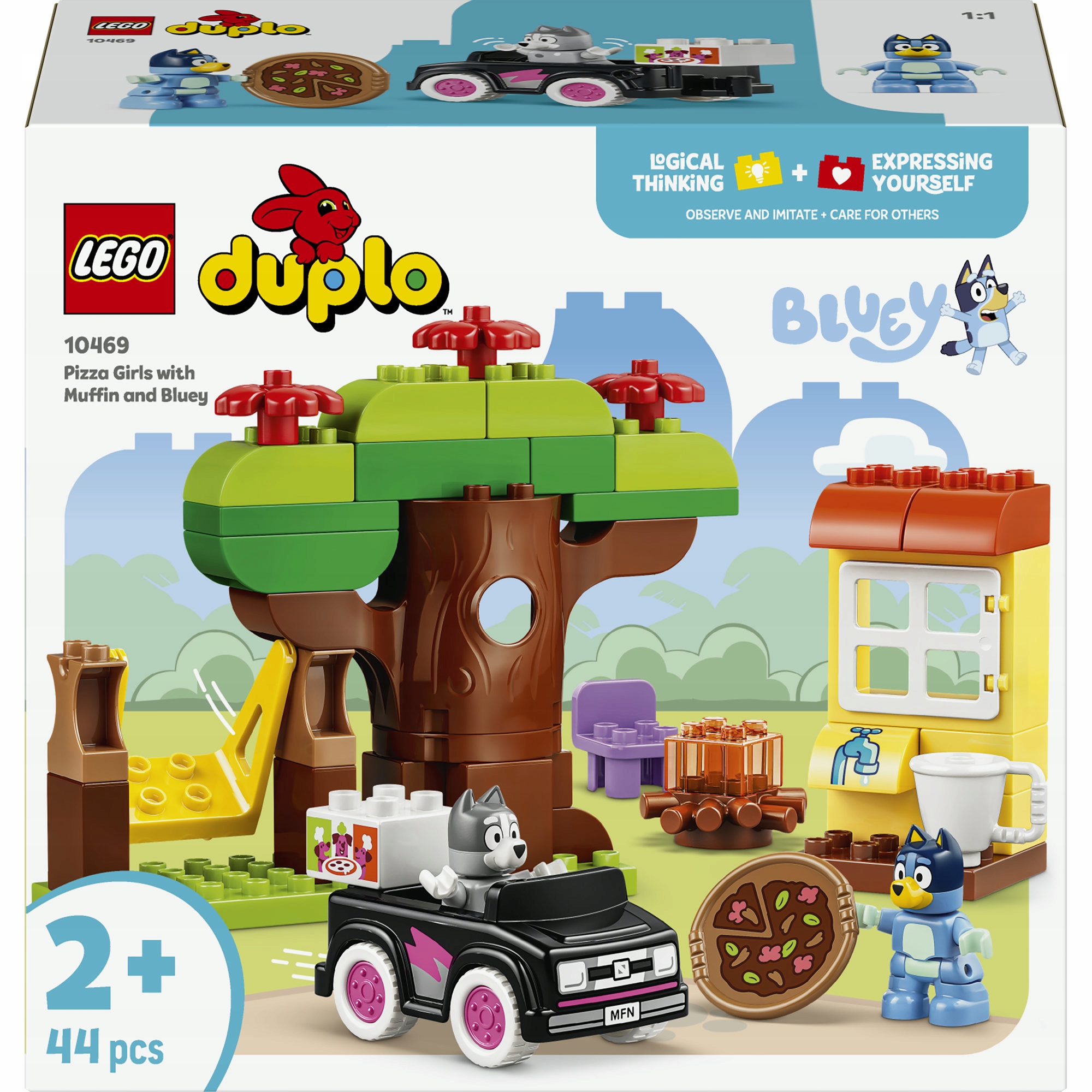 LEGO DUPLO 10469 Bluey pircinės ir pica