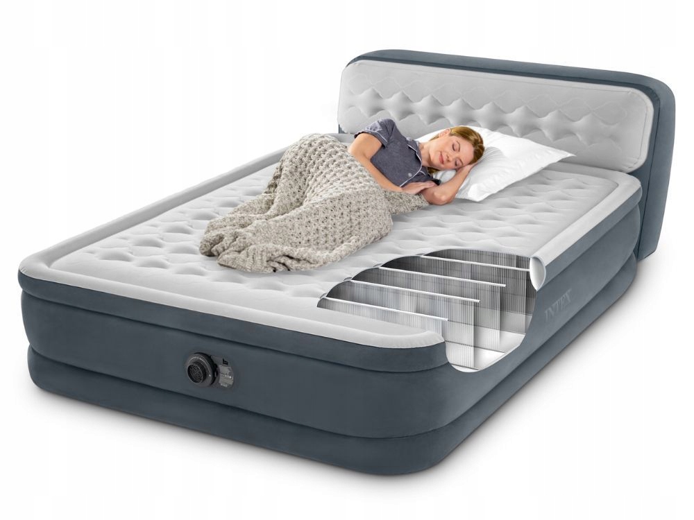 Intex dmuchanas lovas su pompa 230V