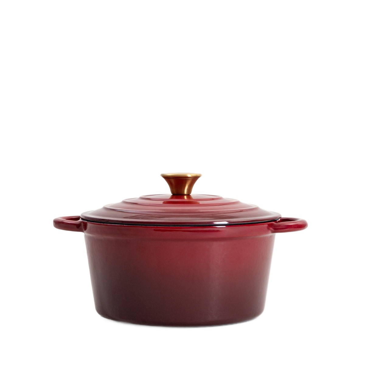 ANDREAS bordo tradicinis ombre ketaus puodas, 24cm 4 l HOMLA