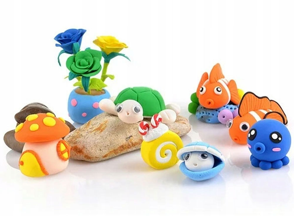 ClayDoll Super Light Clay plastelina 24 szt. walizka
