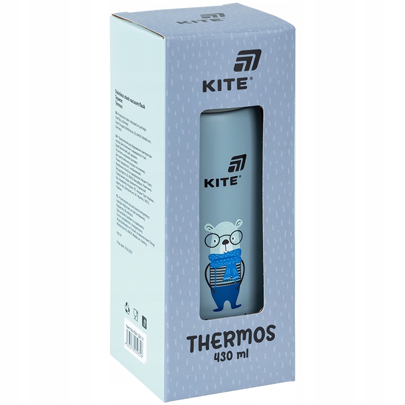 Kite termosas su tarpikliu ir spynelė vaikui 430 ml