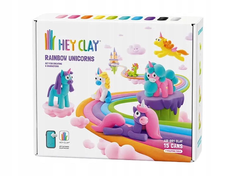 TM Toys Hey Clay plastilina vienaragiai HCL15028CEE