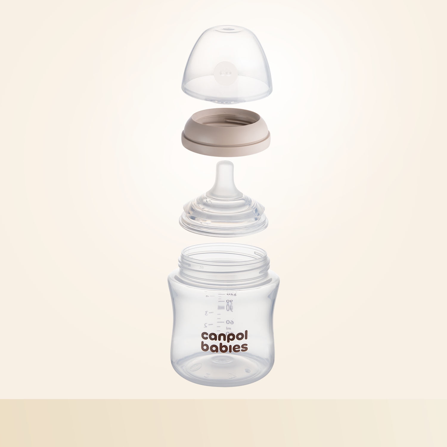 Canpol babies butelė Natural Shape 260 ml dvipakis