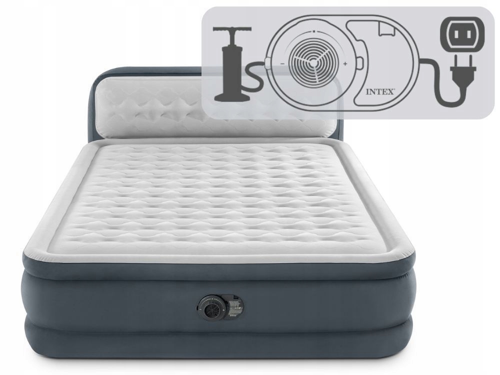 Intex dmuchanas lovas su pompa 230V