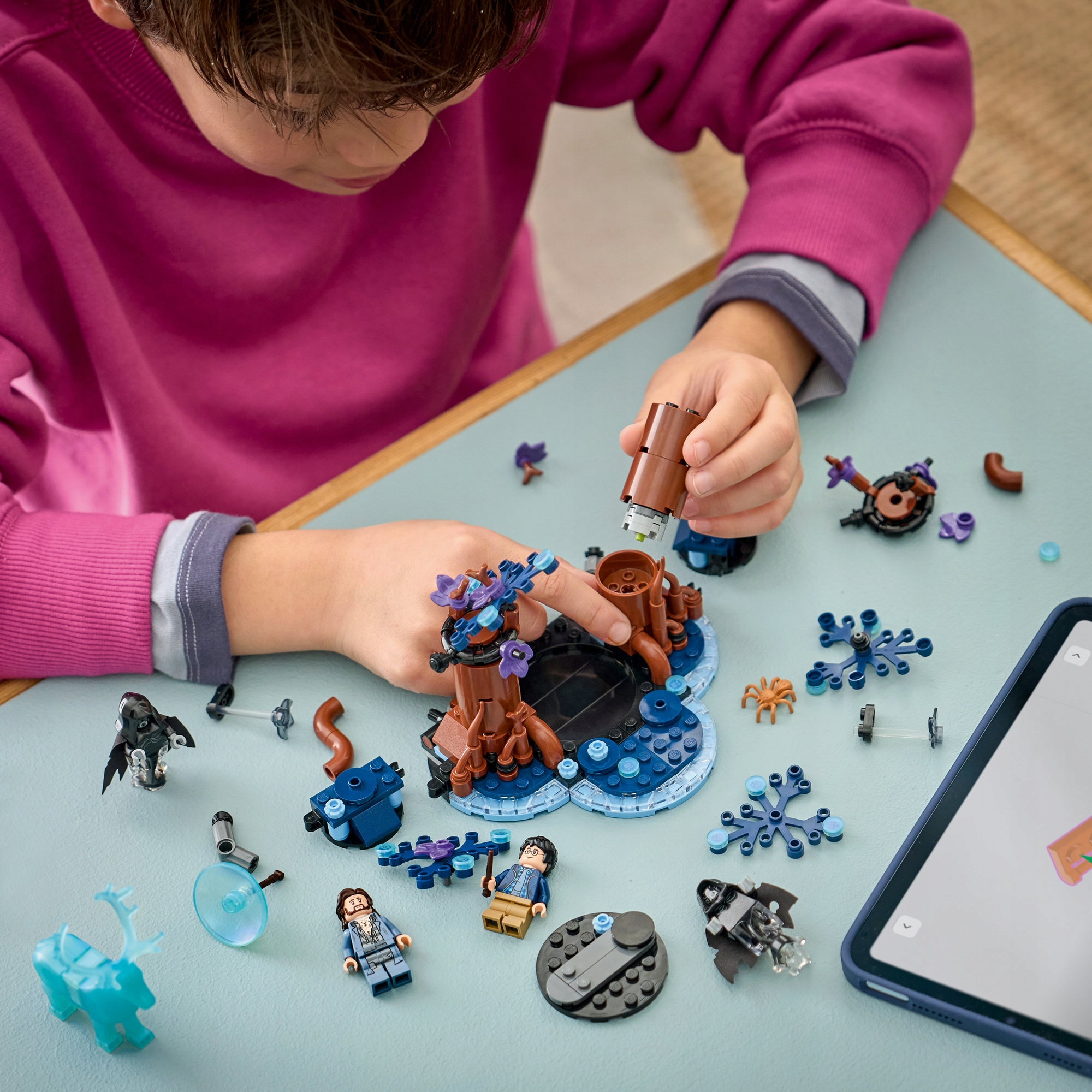LEGO kaladėlės Haris Poteris 76475 Uždraustasis miškas: Expecto Patronum