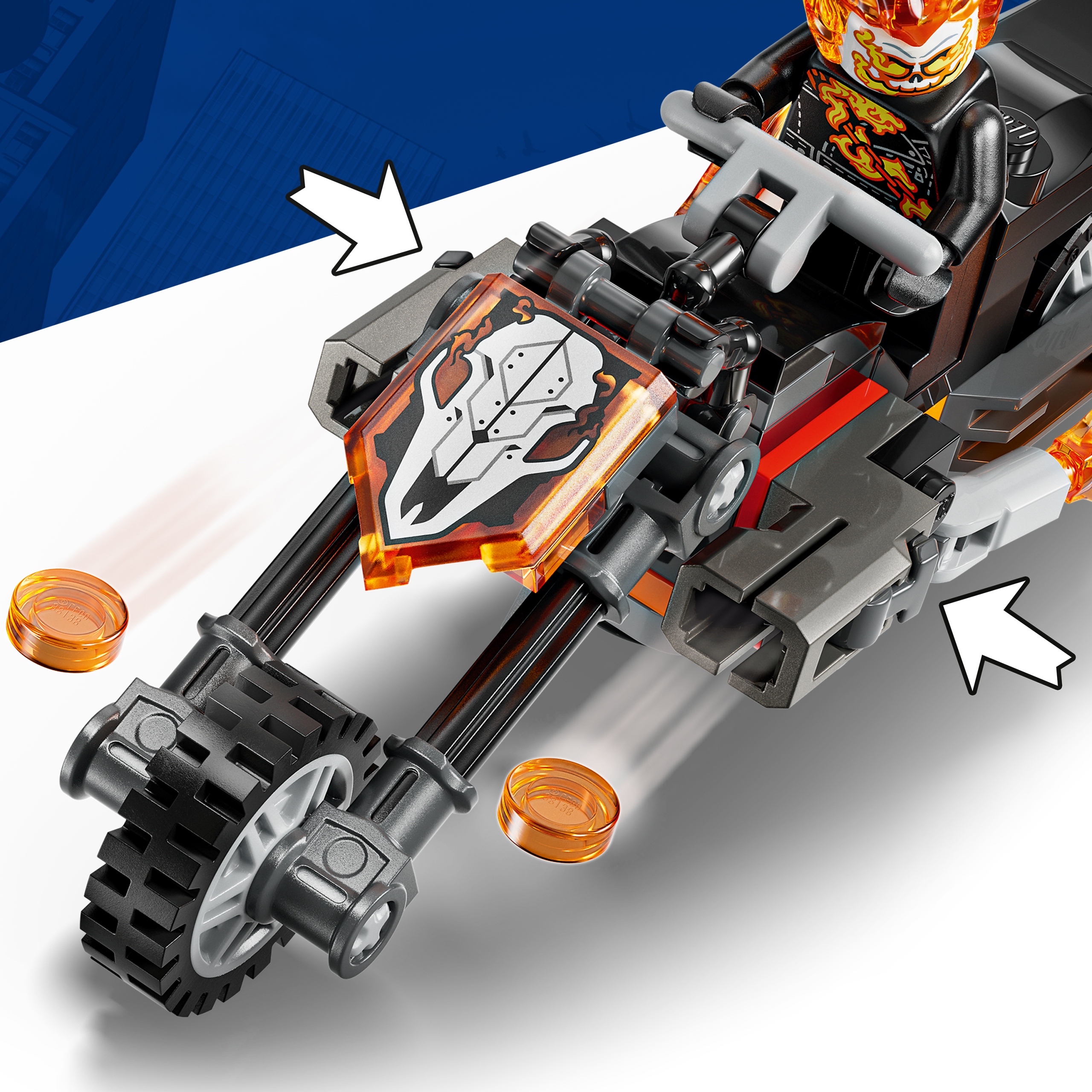 LEGO Marvel Spider-Man kontra Ghost Rider motocykl 76335