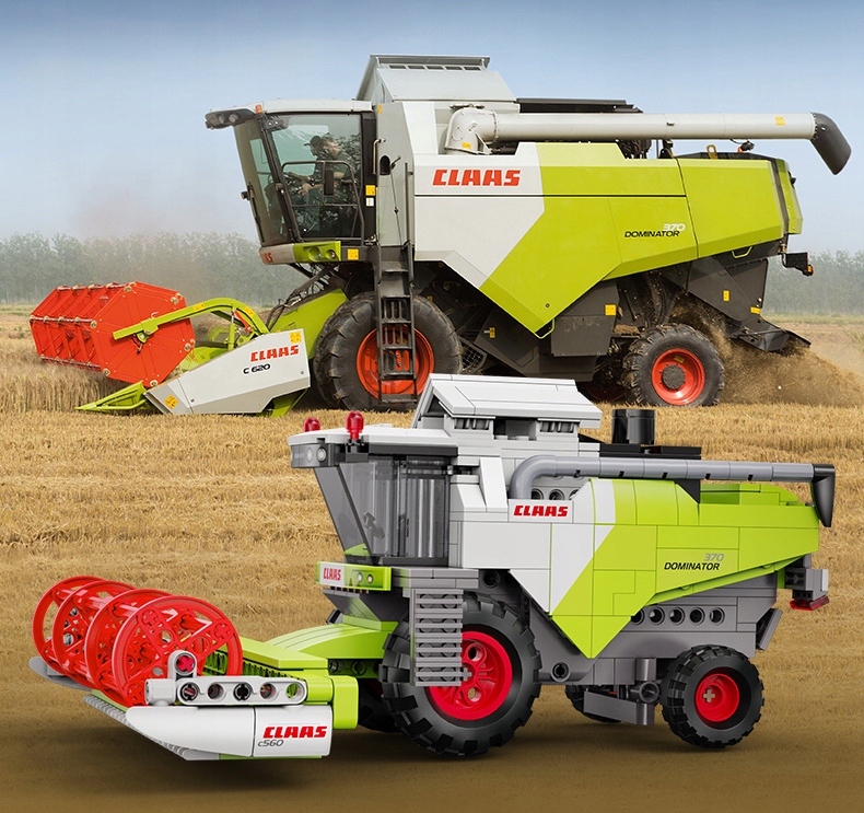 Cada traktorius CLAAS Dominator 384 klociniai