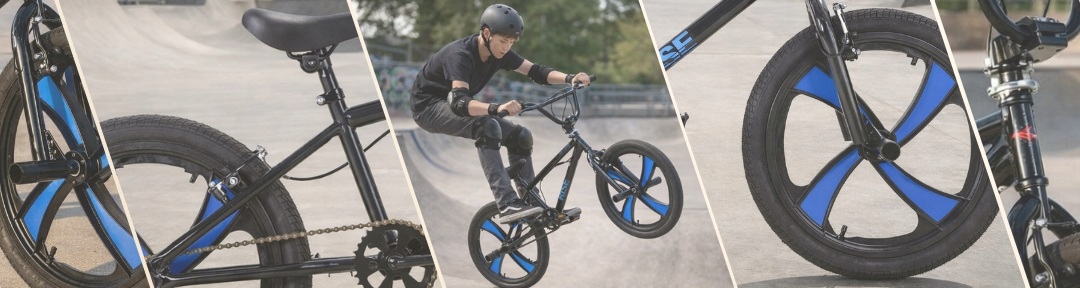 Vyriški ir moteriški dviračių BMX ratai, 20 colių pasukami vairo rotoriaus 360 kaiščiai ratlankiai
