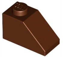 LEGO Brown Slant 3040 45 2x1 4211199 10 vnt.