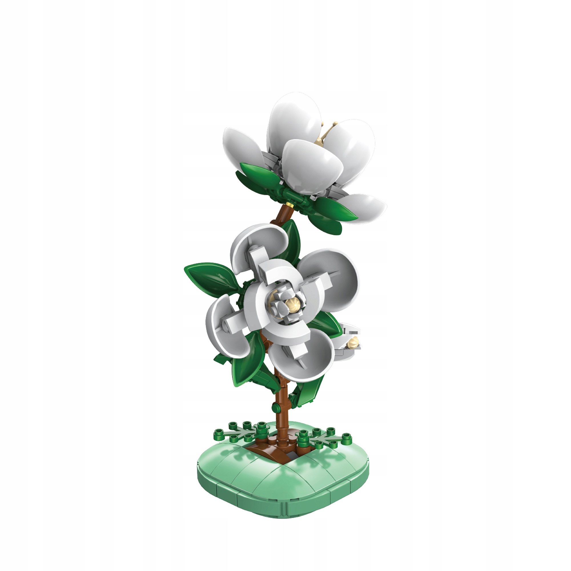 CaDA Floral Art Camellia gėlė vazone 301 el C59029 statybiniai blokeliai