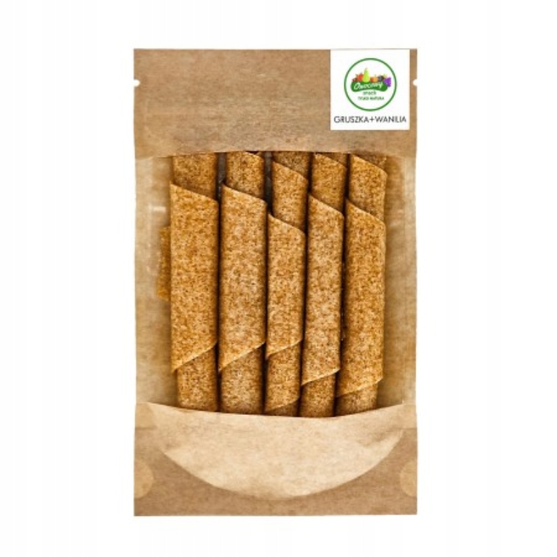 Ecosnacks kriaušių suktinukai su vanile Natural Snack vaikams 50g