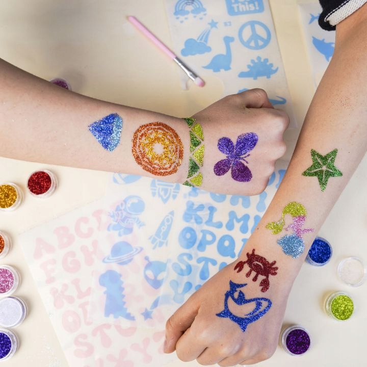 Bakalu tatuiruočių rinkinys su brokatais - nuo 3 metų